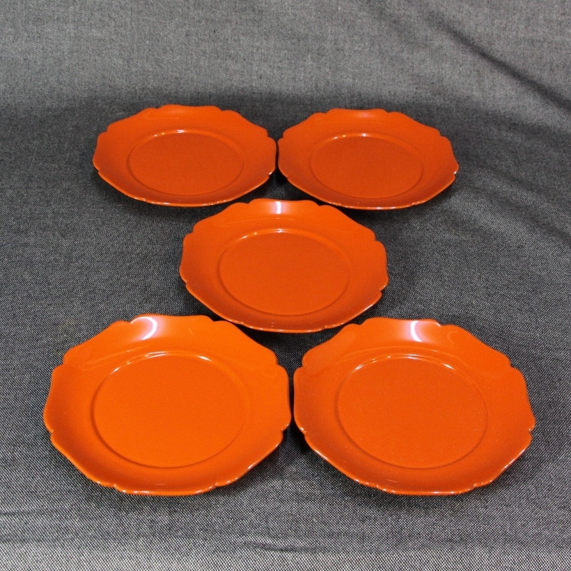 象彦 ☆長期保存未使用品！ 平安象彦 銘々皿 5客セット