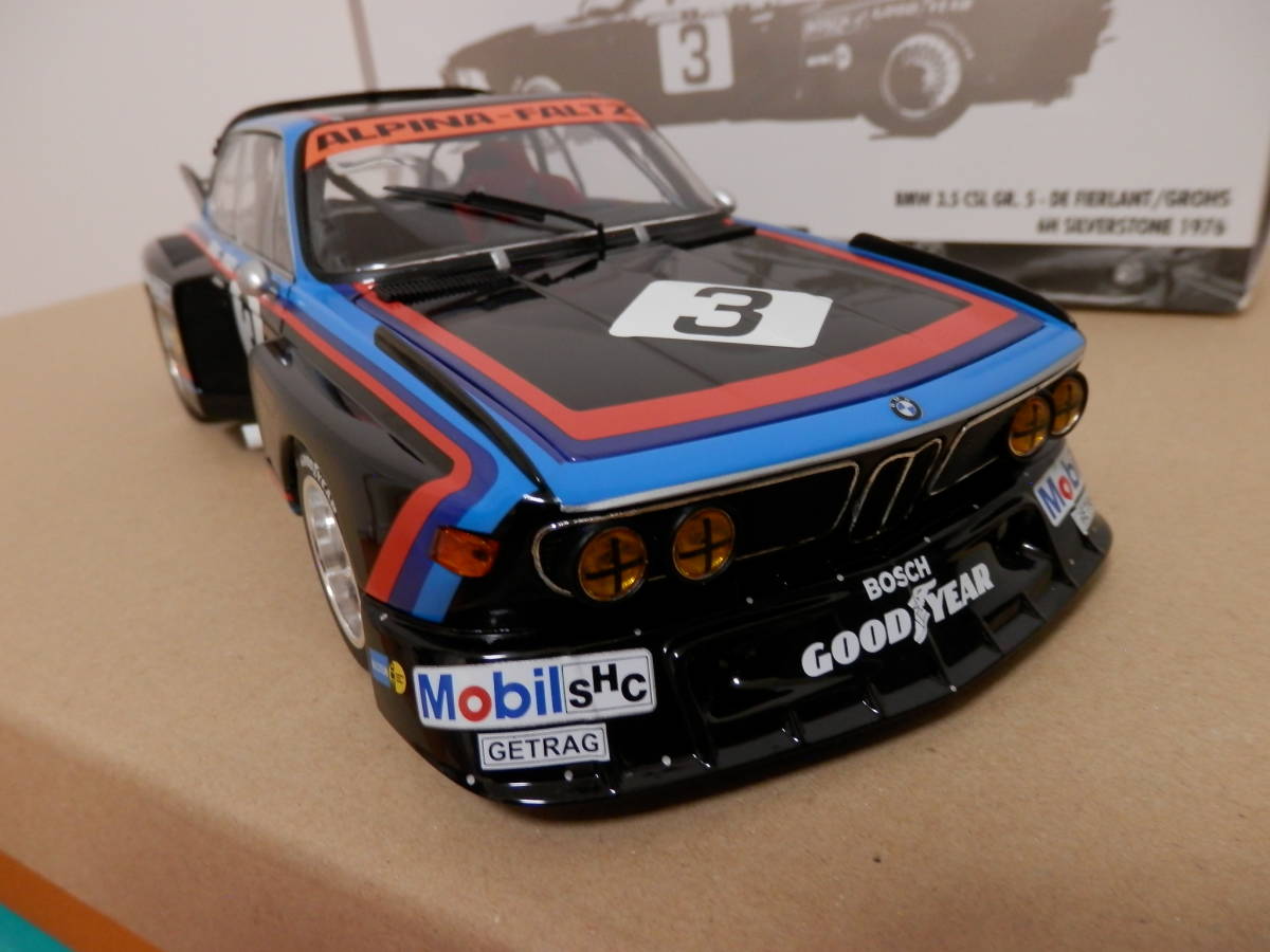 【ミニチャンプス】 3.5 CSL 限定4032個 1/18 ミニチャンプス 155792605 BMW 3.5 CSL #5 MILLER/COWART