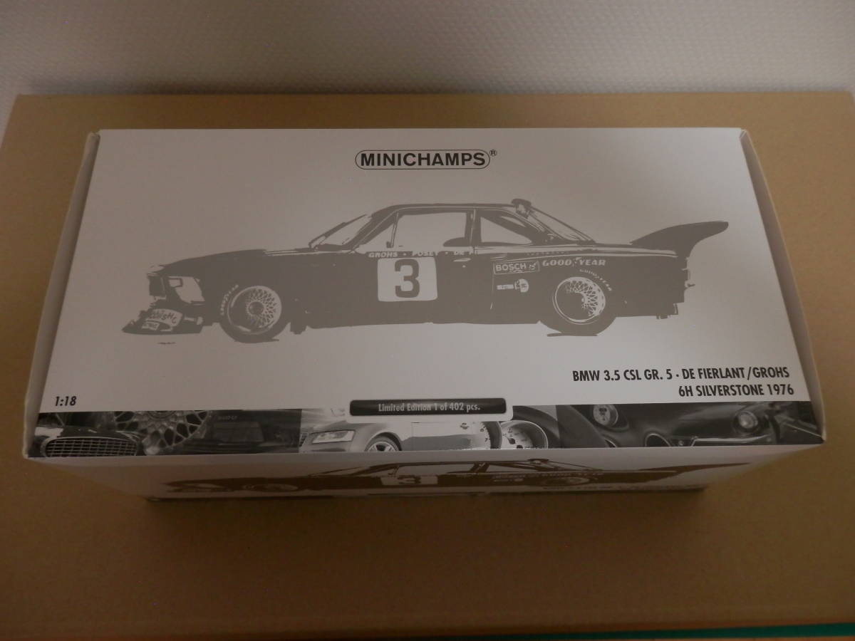 【ミニチャンプス】 3.5 CSL 限定4032個 1/43 BMW 3.5 CSL IMSA ミニチャンプス - メルカリ