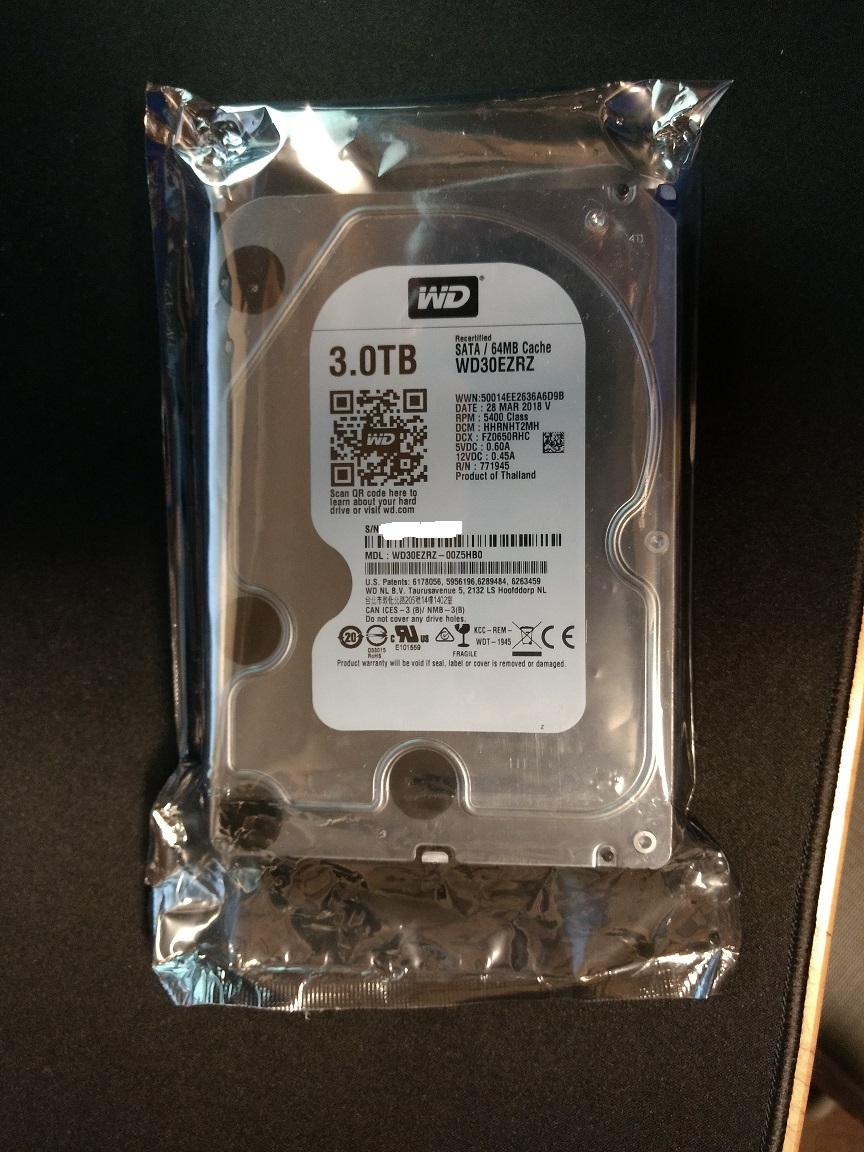 意志の力　4枚セット WD30EZRZ Digital Western Electronics : GB⁄s WesternDigital
