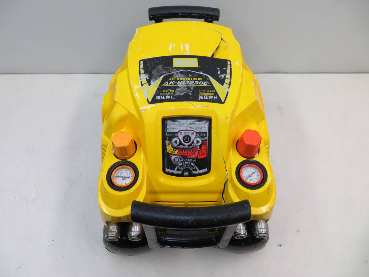 86）MAX☆ マックス エアーコンプレッサーAK-HL1230E ☆ 高圧専用(常圧