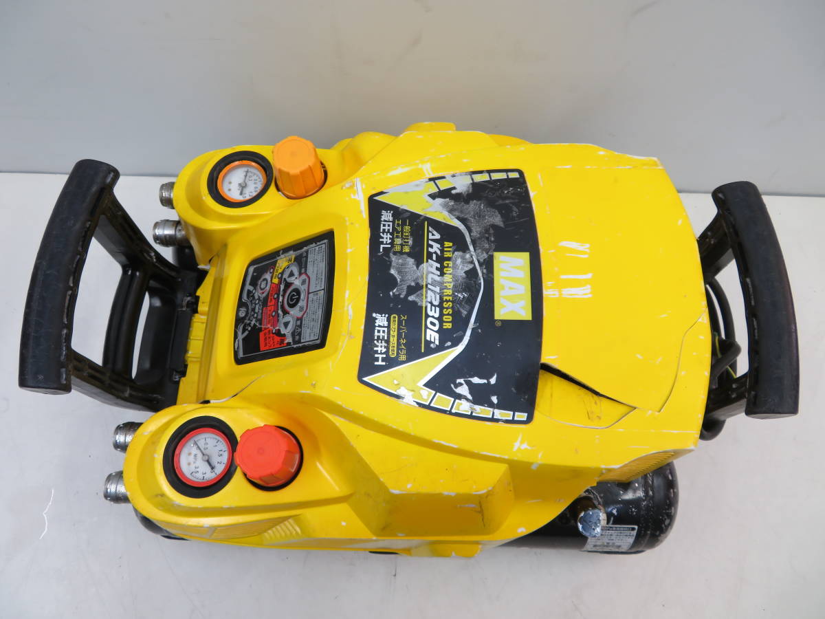 86）MAX☆ マックス エアーコンプレッサーAK-HL1230E ☆ 高圧専用(常圧