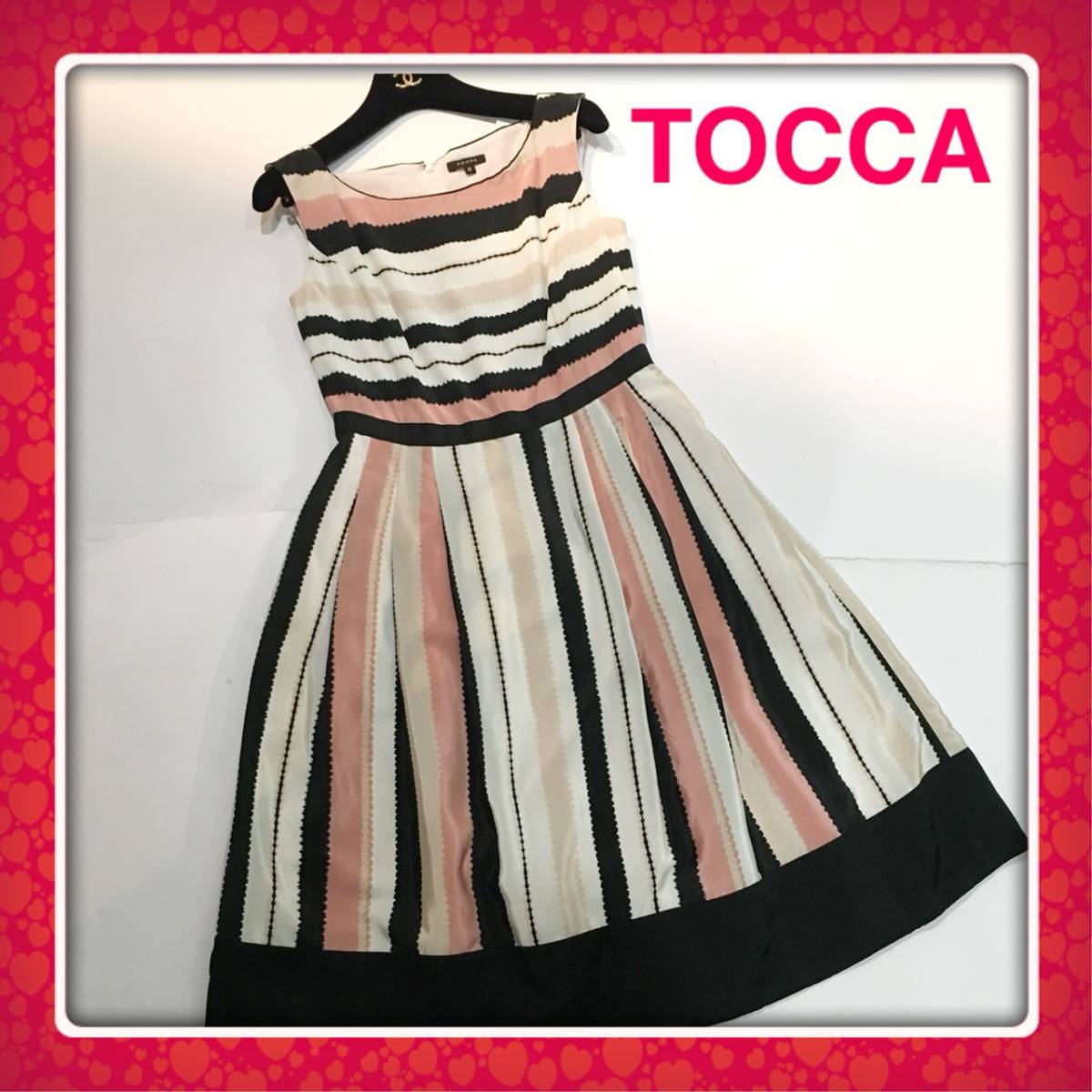 美品 トッカ ノースリーブワンピース レディース SIZE 4 (M) TOCCA 