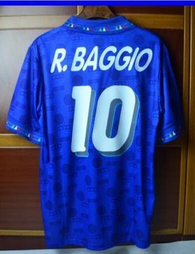 0 Baggio Italy - Roberto Home | Shirt Jersey #10 BAGGIO 1 Cup