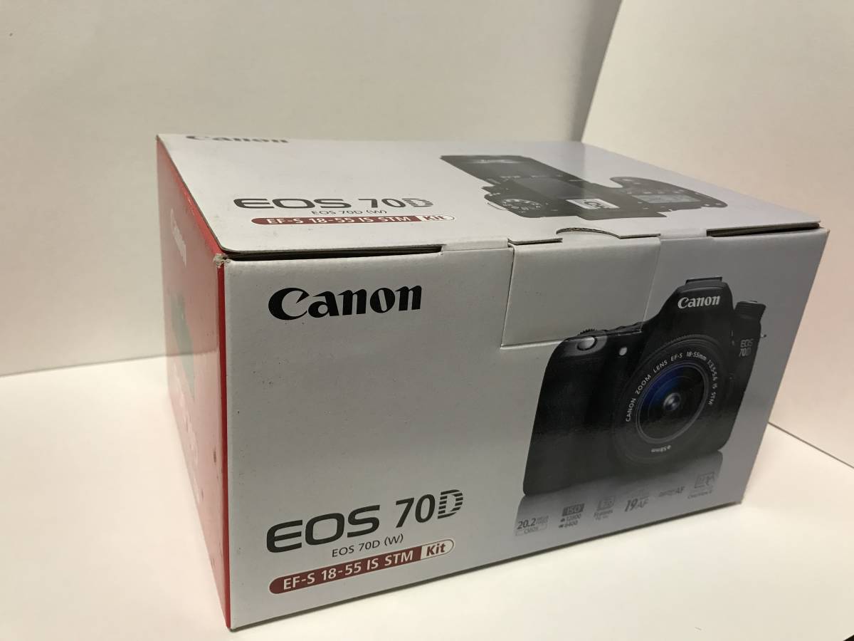 美品】キャノンEOS 70Dボディ、シャッター数4258と単焦点（パンケーキ 