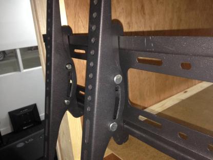 返金保証！　壁掛けテレビ金具　SH44T　モニター　23-55型　VESA規格400×400mm　搭載荷重75kg　同梱発送　液晶　TV　テレビ_1