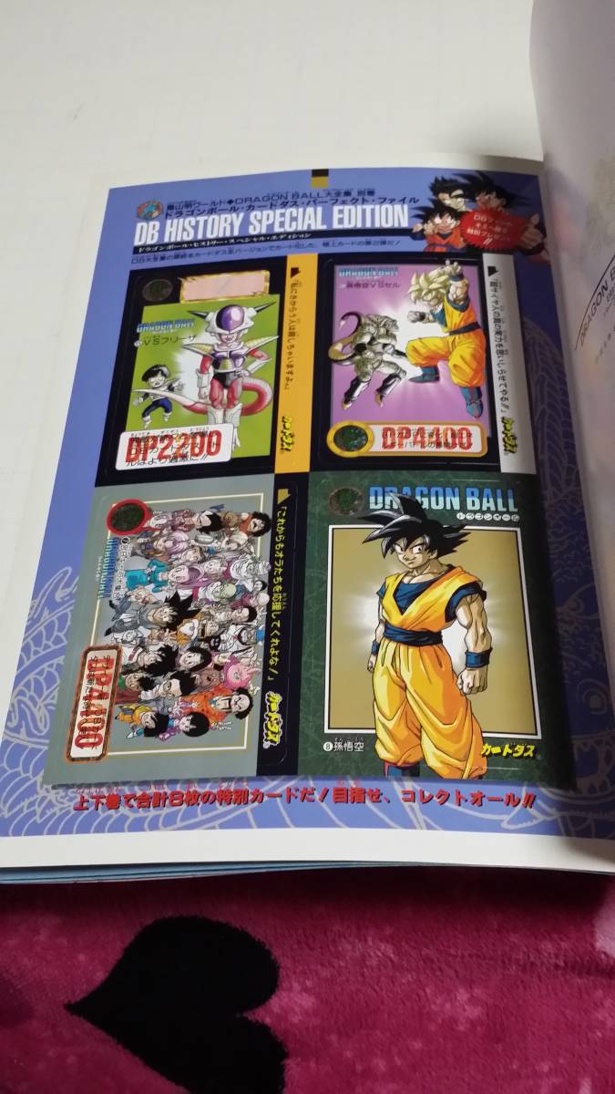 ドラゴンボール大全集 別巻2冊セット カードダス パーフェクトファイル