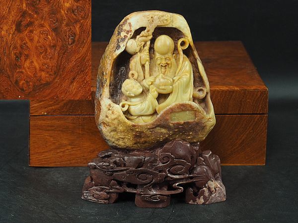 の落札相場 (金属工芸) 置物」銅製 「寿老人 - Yahoo!オークション