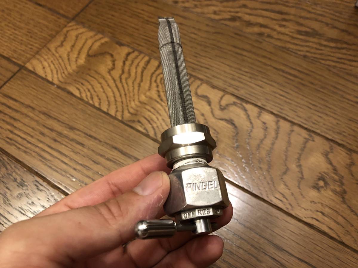 ピンゲルフューエルコック クロームボディ RES付 検索 Z1R Z1 Z2 FX KZ