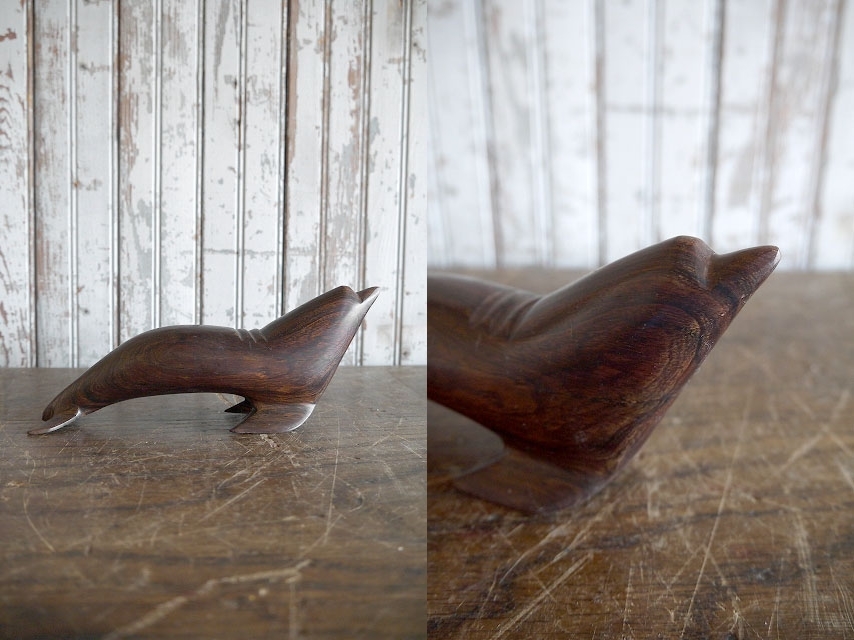 □大きな鹿角ハンティングトロフィー 骸骨スカル シカオブジェ 昭和