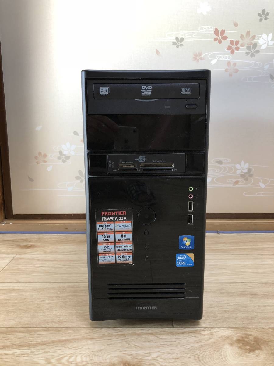 PC CPU i7 870 2.93GHz/8GB/1500GB/GTX 660 GDDR5 192Bit 2048MB//Win10
