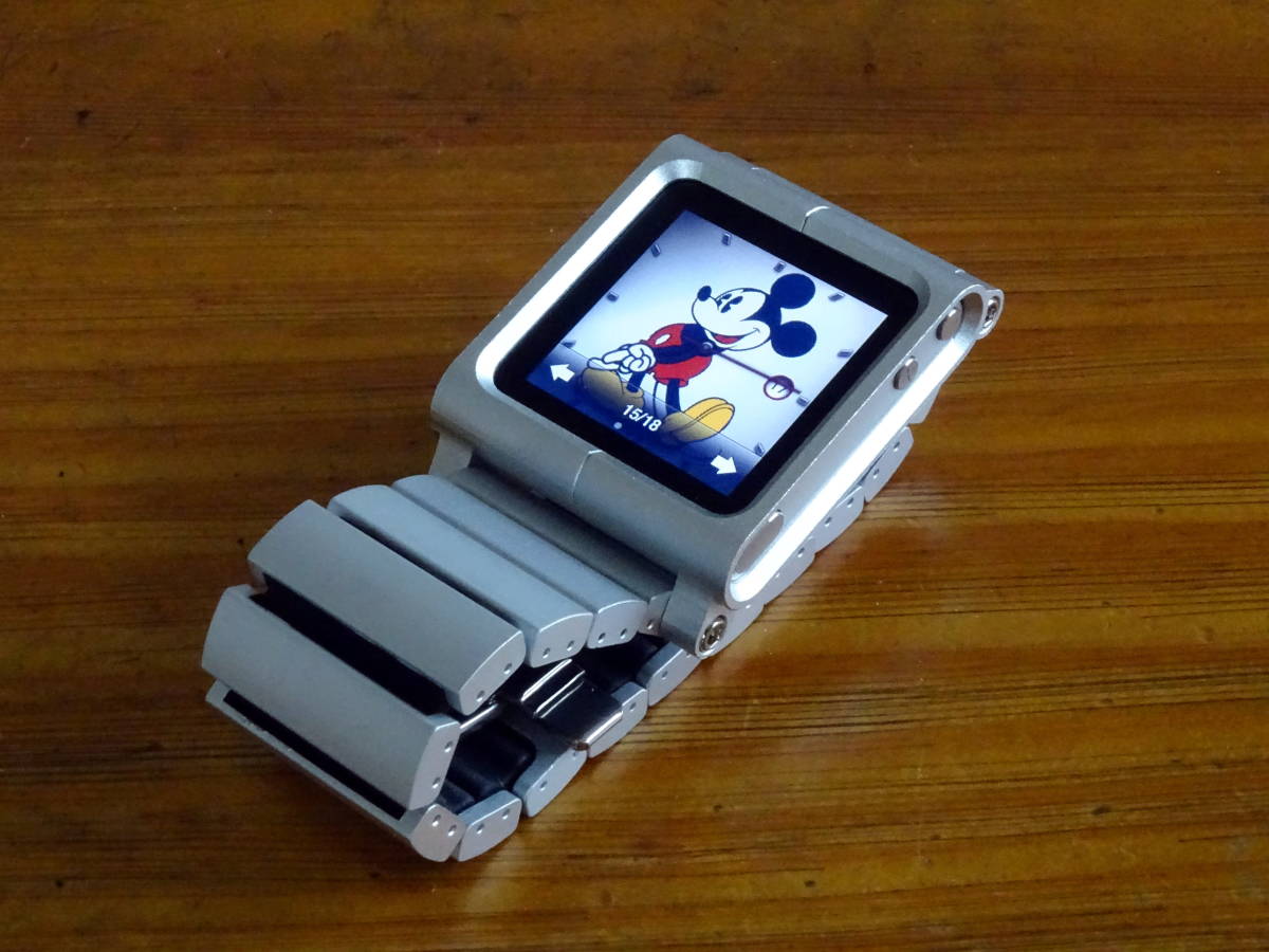 ipod nano 第6世代 シルバー 美品 ブレスレット付き iPod nano Apple