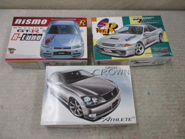 アオシマ 1/24 NISMO R34 スカイライン GT-R R-tune，HKS関西 R32