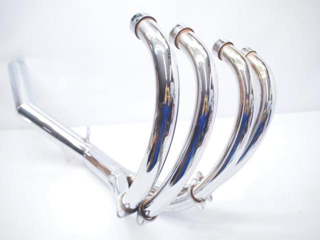 XJR 馬鹿らしい 手曲げショート管メッキ マフラー 