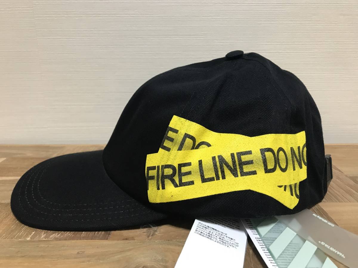 Off-White fire tape cap オフホワイト ファイヤーテープ キャップ②