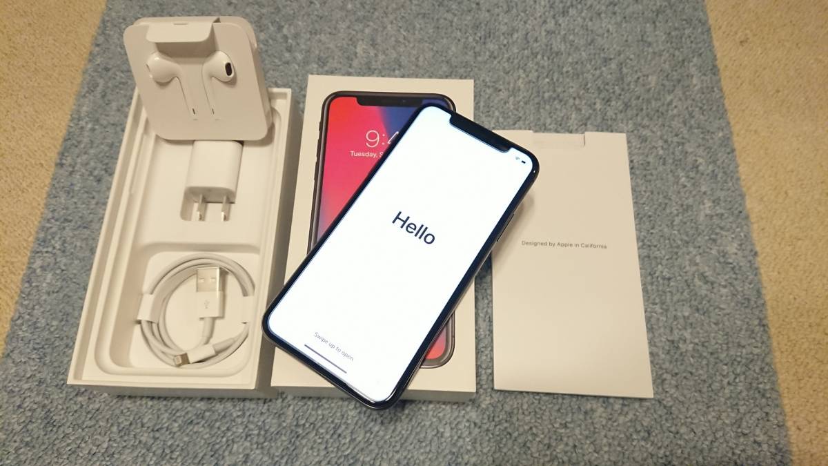 iPhone X スペースグレー 256GB SIMフリー 【公式通販】