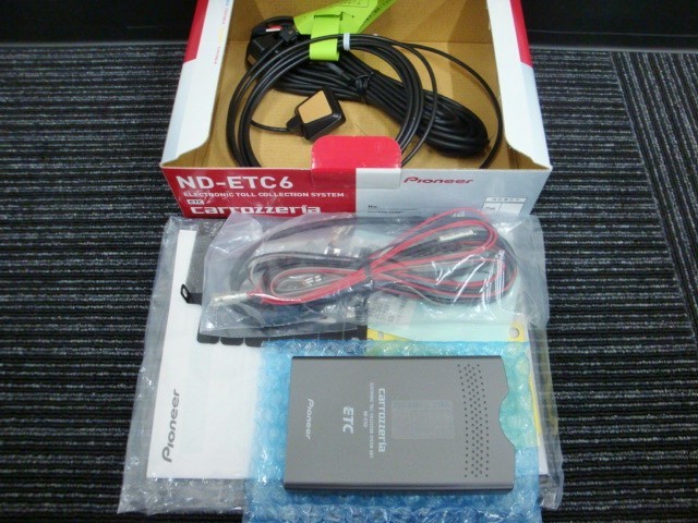 カロッツェリアND-ETC6ナビ連動アンテナ分離ETCユニット楽ナビサイバー