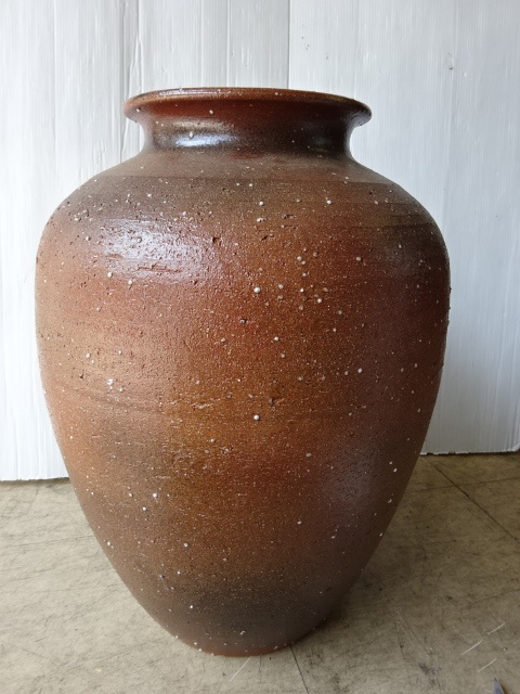 信楽焼 大壺 35cm 落款あり x81 信楽焼 大壺 35cm 落款あり x81 信楽焼
