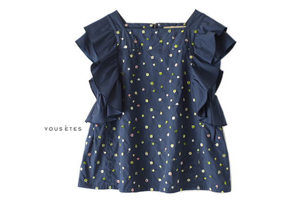 限定SALE，爆買い VousEtesヴゼット2.6万 38size/9号 刺繍ブラウスN247(Mサイズ)｜売買されたオークション情報、yahooの商品情報をアーカイブ公開 - オークファン Mサイズ