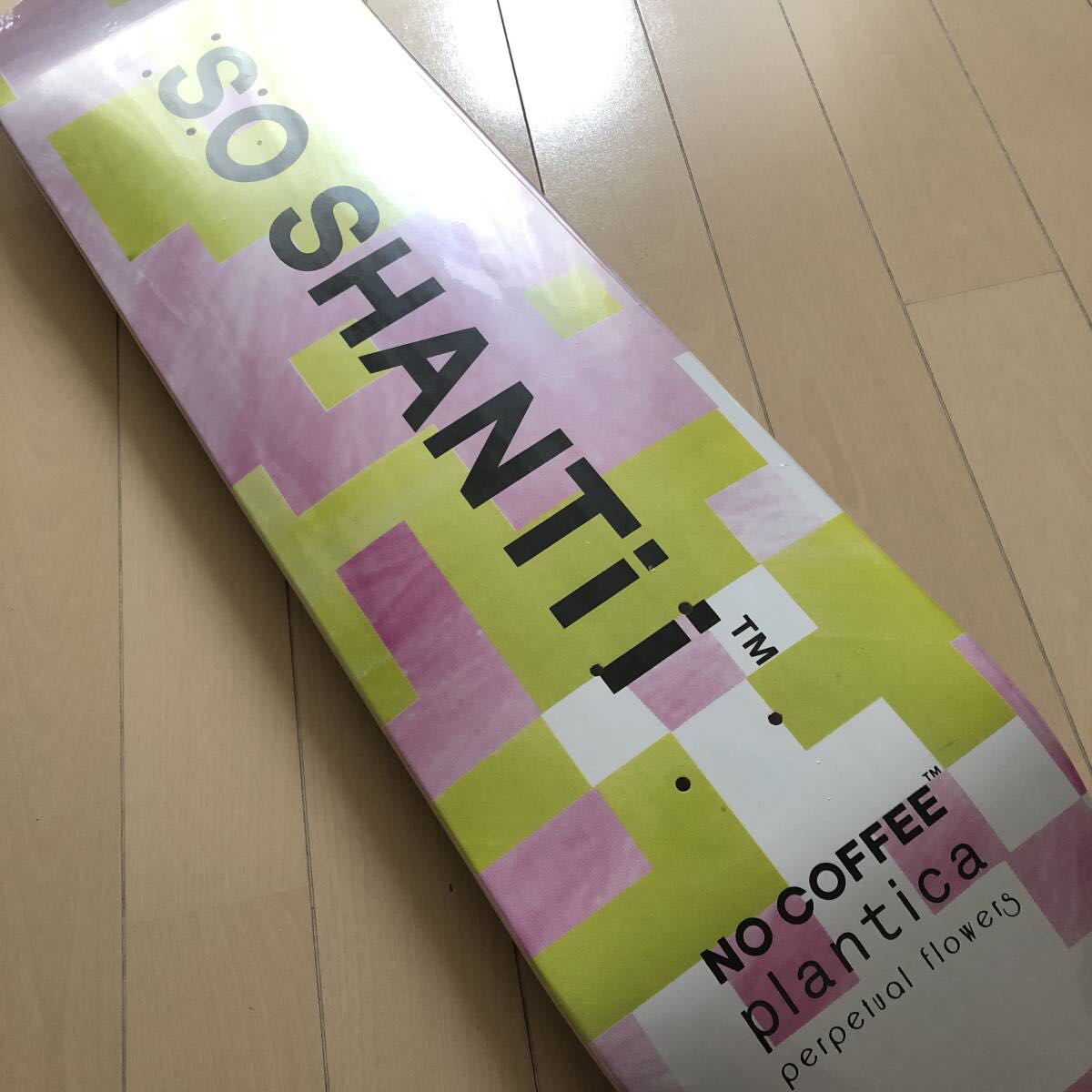 新品未使用未開封 NO COFFEE SO NICE スケボーデッキ SO SHANTII NO