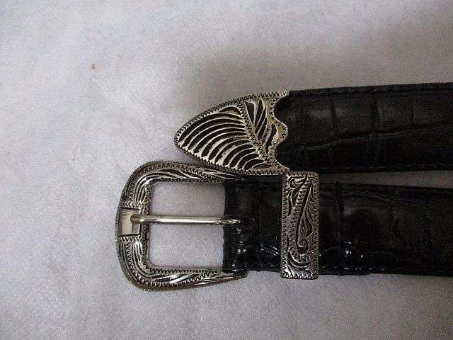 TOGA ARCHIVESトーガ クロコ型押しベルト TOGA PULLA TOGA メタル