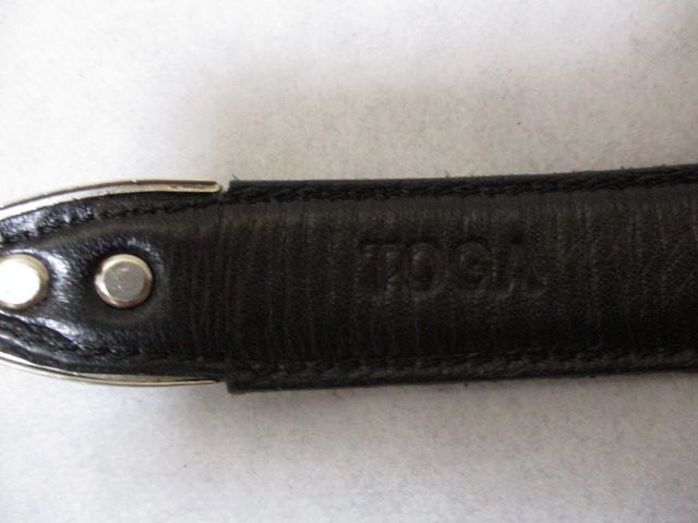 TOGA ARCHIVESトーガ クロコ型押しベルト TOGA PULLA TOGA メタル