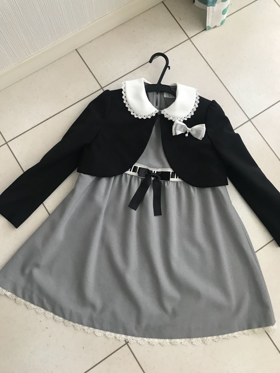 ○極美品 ELLE フォーマル ワンピース ボレロ付き 130 女の子 卒園式  