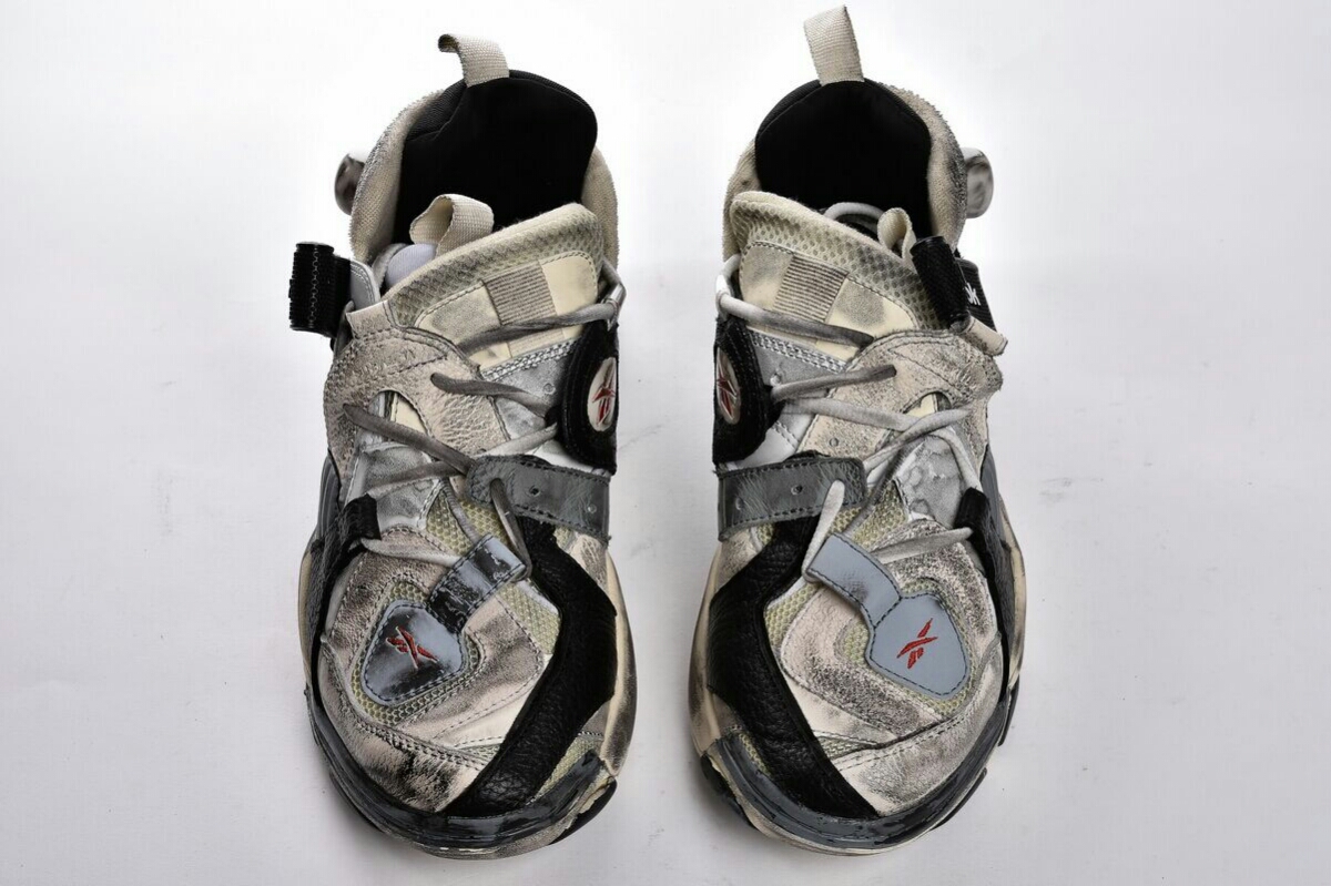 極美品 Reebok vetements ヴェトモン スニーカー メンズ シューズ 靴 