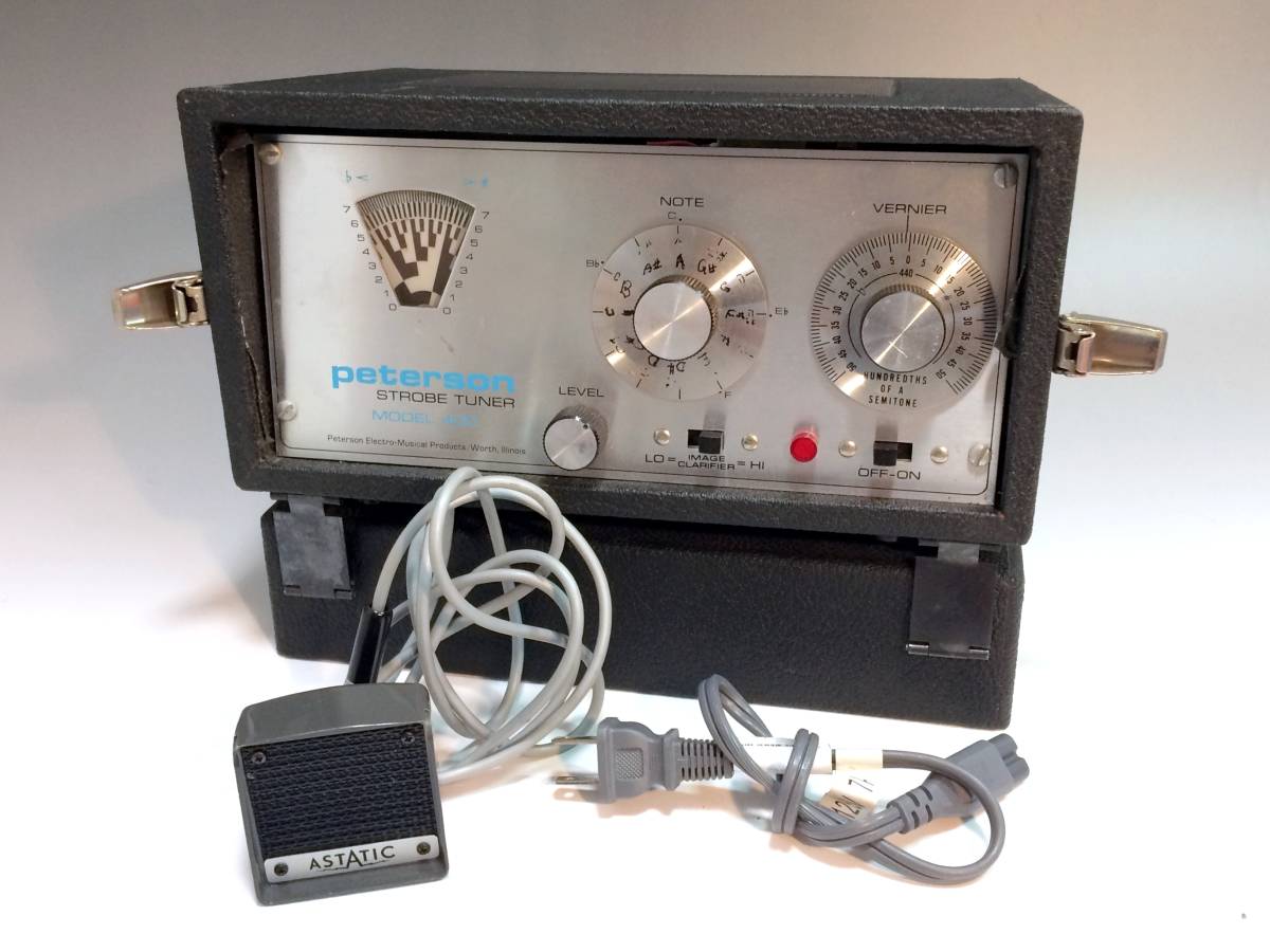 ★貴重★ Peterson ピーターソン Strobo Tuner ストロボチューナー Model 400