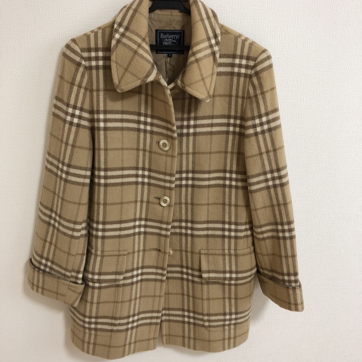 BURBERRY バーバリー アンゴラ100% コート レディース 9号 ジャケット 