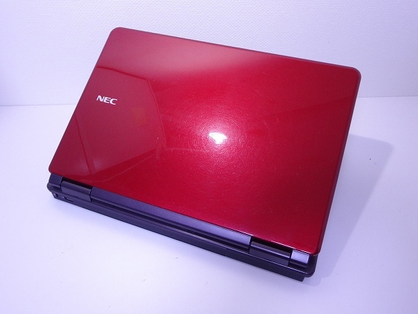 極上品/美品/大容量500GB！新Win10搭載！ワインレッド色/動画&画像編集 ◎綺麗 レッド Win10 LL550/W(Core i5 M430/4GB/500GB/Sマルチ/無線LAN
