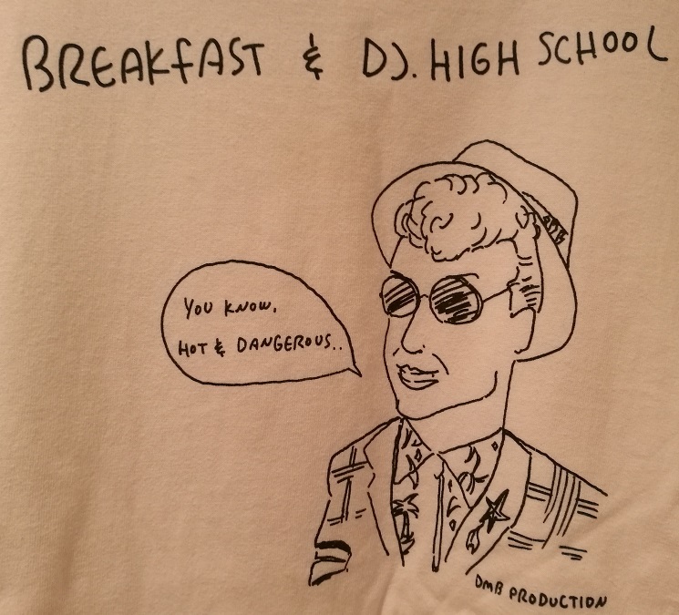 DJ HIGHSCHOOL:BREAKfAST TシャツXL/OAC Struggle For Pride HOLIDAY PAYBACK BOYS abraham cross bushmind ECD WDSOUNDS MC KHAZZ SLUM RC Breakfast Club DJ Group Photograph Cotton