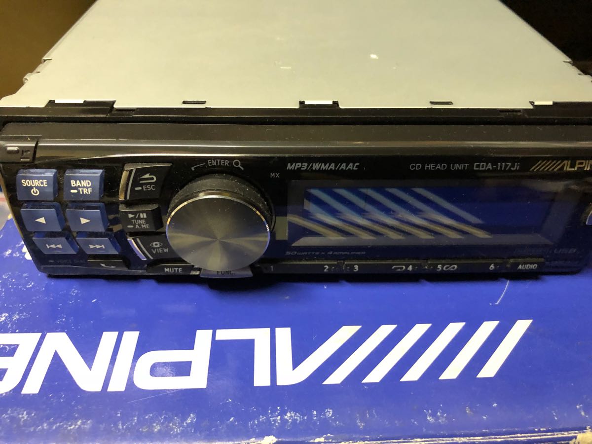 CDA-117Ji アルパイン ALPINE CD USB Alpine 1DIN Car BT Receiver 