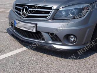 ★BENZ W204 前期 C63 AMG カーボン フロント リップ スポイラー AK型
