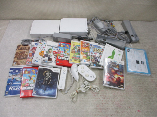 訳あり】Wii本体，ソフト NEWスーパーマリオブラザーズ，ボンバーマン
