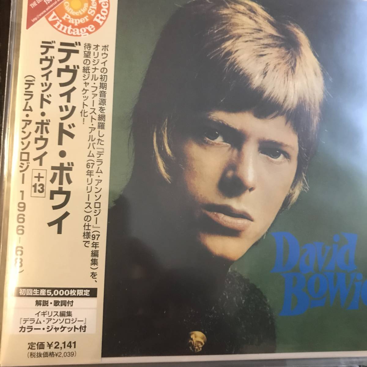 David Bowie/デビッド・ボウイー 5，000枚限定 紙ジャケット編集盤 「David Bowie」