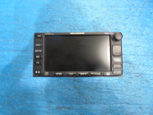エスティマ ACR30W MCR40W 純正 ボイスナビ CD/MDプレーヤー CD/MD