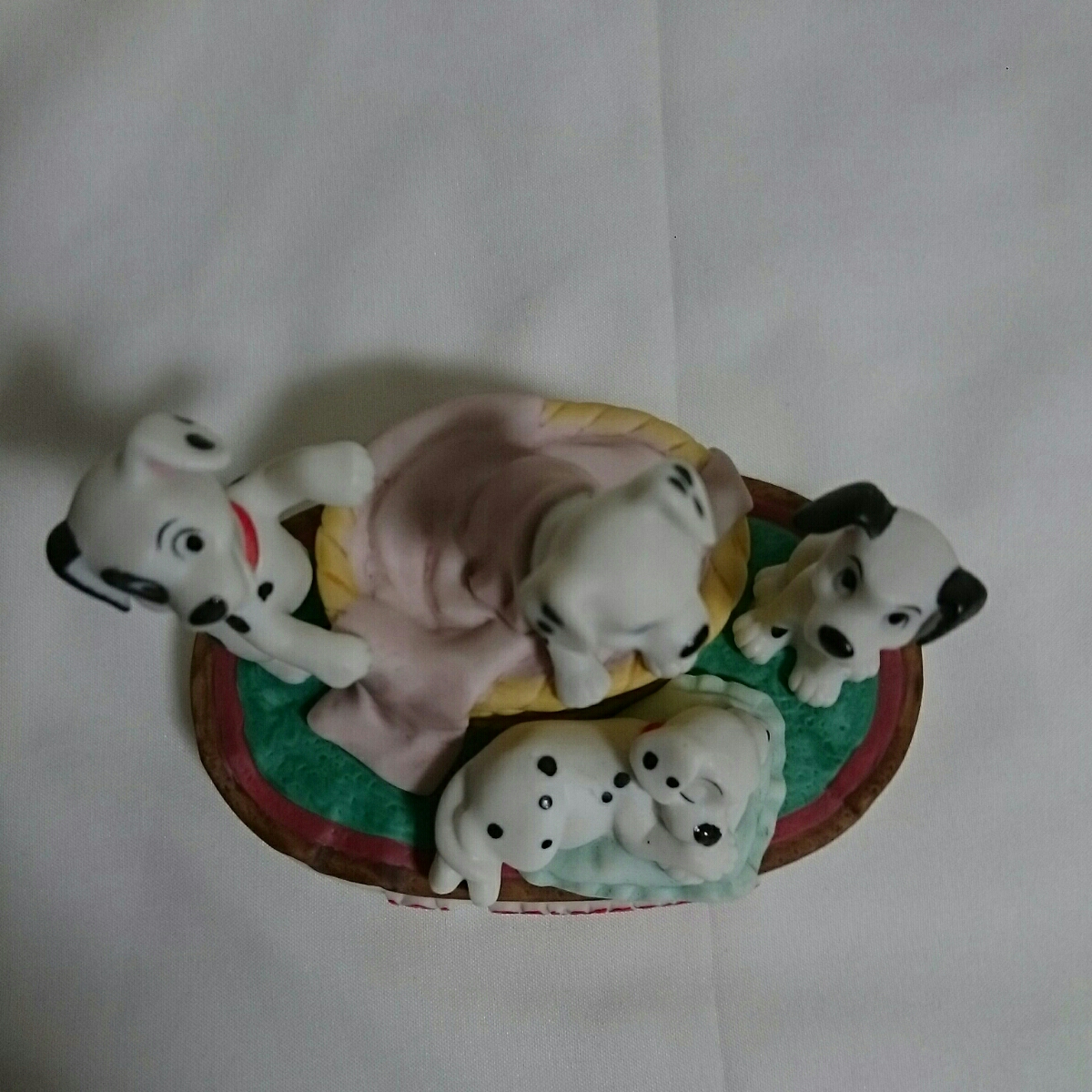 101Dalmatians 101匹わんちゃん ダルメシアン 置物 陶器 