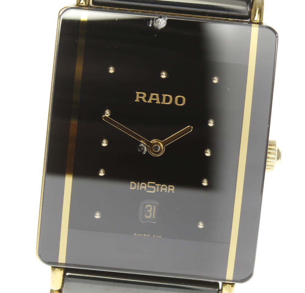 ラドー 160.0281.3N RADO Yahoo!オークション ダイヤスター ダイア 