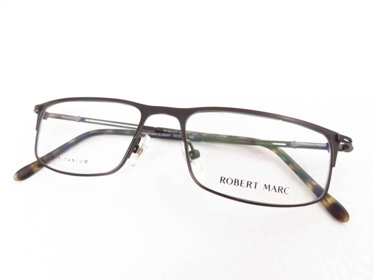 送料無料，お得 N85 正規品 ROBERT MARK 日本製 メガネフレーム スクエア 455 52 16-143 11g ブランド ロバートマーク チタン 高品質 眼鏡 フルリム(フルリム)｜売買されたオークション情報、yahooの商品情報をアーカ フルリム