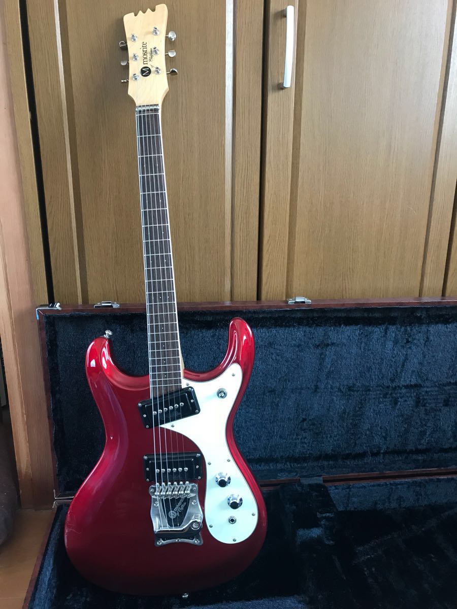 美品 mosrite モズライト 黒雲 メーカー保証残有 super excellent 65