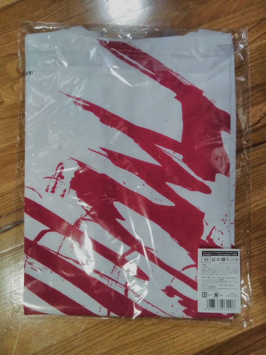 Tシャツ Great Ambitions White Mサイズ One Ok Rock Ambitions Japan Dome Tour 18 グッズ 横浜 サマソニ Ellegarden Tシャツ 売買されたオークション情報 Yahooの商品情報をアーカイブ公開 オークファン Aucfan Com