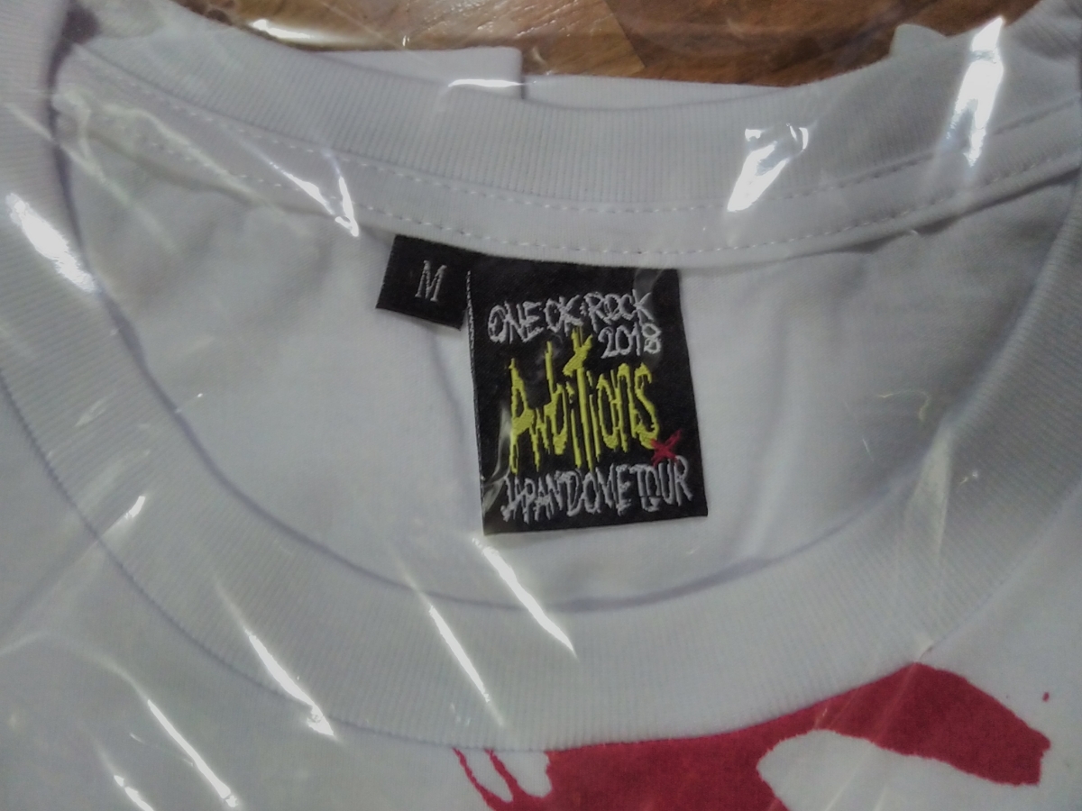 Tシャツ Great Ambitions White Mサイズ One Ok Rock Ambitions Japan Dome Tour 18 グッズ 横浜 サマソニ Ellegarden Tシャツ 売買されたオークション情報 Yahooの商品情報をアーカイブ公開 オークファン Aucfan Com