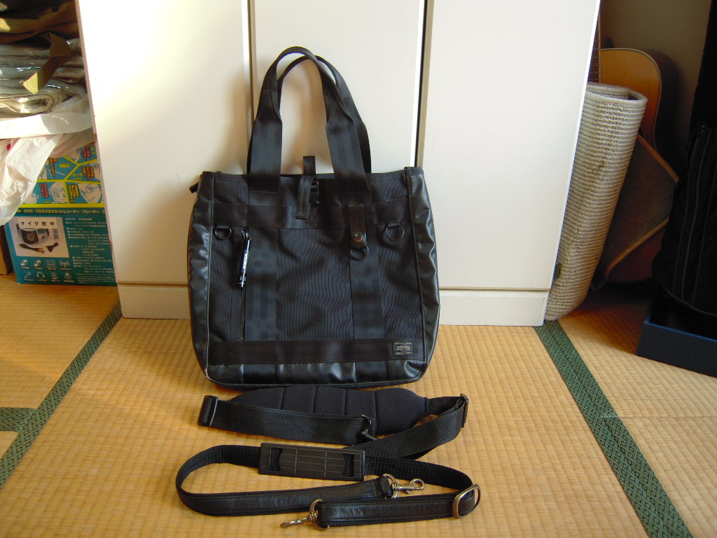 数量限定，限定セール 吉田カバン ポーター HEAT ヒート 2WAY 縦型トート 黒(トートバッグ)｜売買されたオークション情報、yahooの商品情報をアーカイブ公開 - オークファン かばん、バッグ