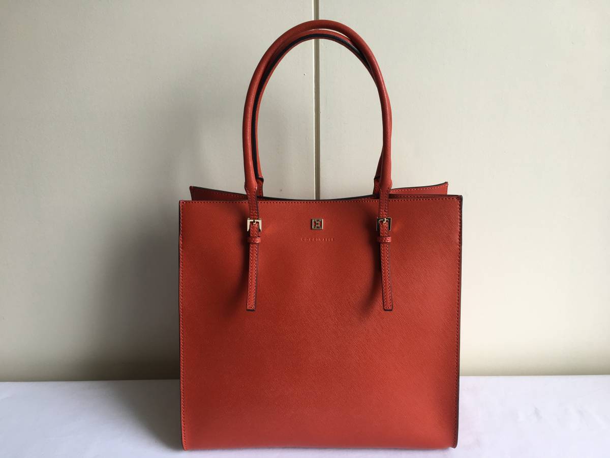極美品◎COCCINELLE コチネレ レザートートバッグ ショルダーバッグ◎
