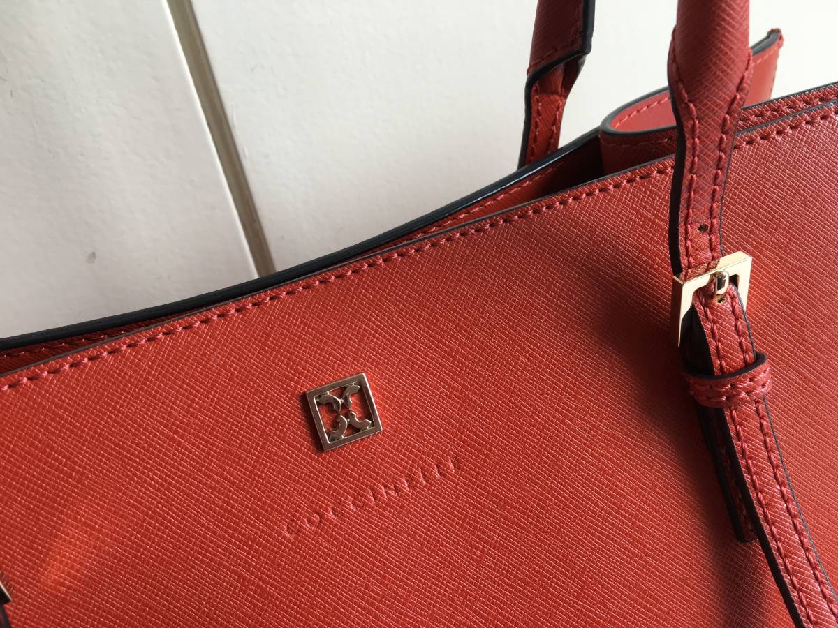 極美品◎COCCINELLE コチネレ レザートートバッグ ショルダーバッグ◎