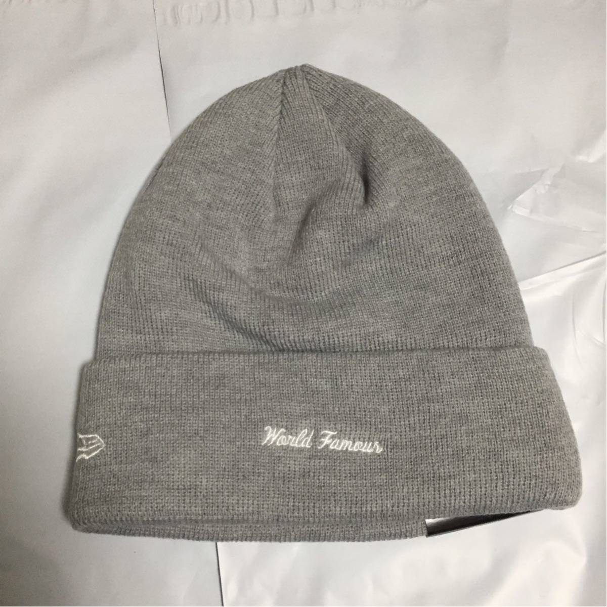 Supreme New Era Box Logo Beanie ビーニー ニット帽 グレー 【公式通販】