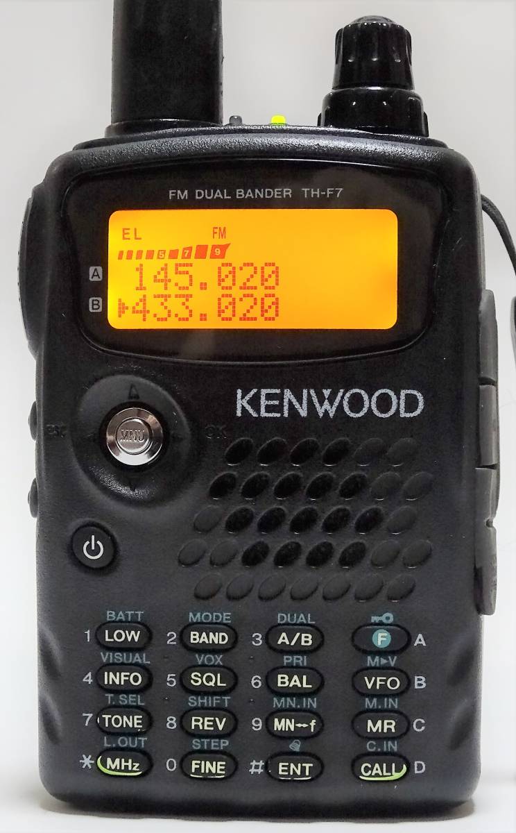 Yahoo!オークション -「ケンウッド KENWOOD TH-F7 0．1～1300Mhz 