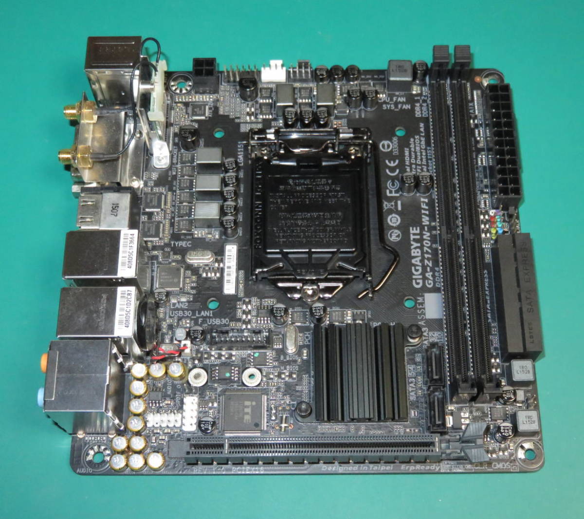 GIGABYTE Z170N-WIFI(i7-7700K + CPUファン) GIGABYTE Z170N-WIFI(i7