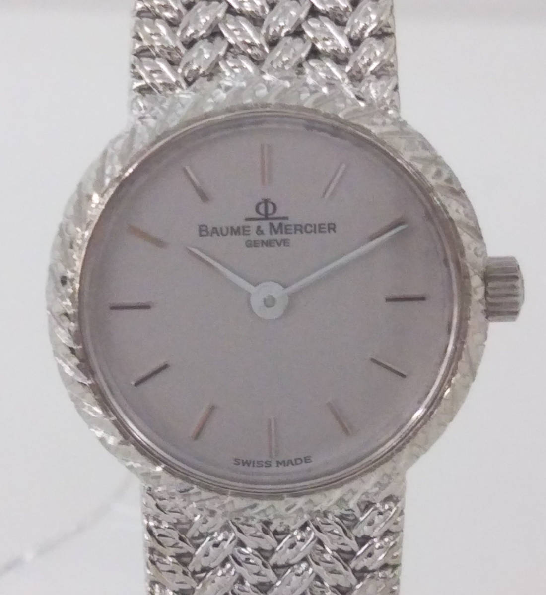 金無垢】ボーム&メルシエ BAUME&MERCIER K18 750刻印 クォーツ 金無垢】ボーム&メルシエ BAUME&MERCIER K18 750刻印 クォーツ